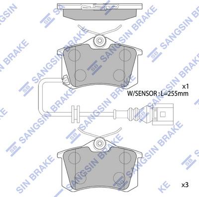 Woking PSA363341 - Kit pastiglie freno, Freno a disco autozon.pro