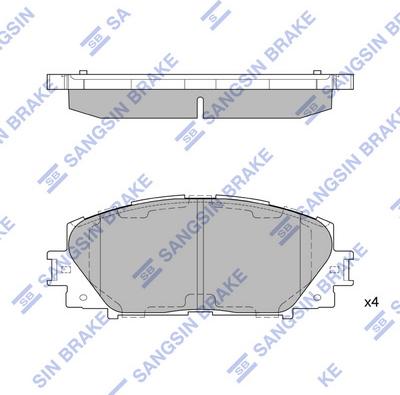 Hi-Q SP1377 - Kit pastiglie freno, Freno a disco autozon.pro