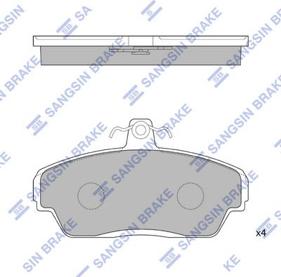 Hi-Q SP1200 - Kit pastiglie freno, Freno a disco autozon.pro