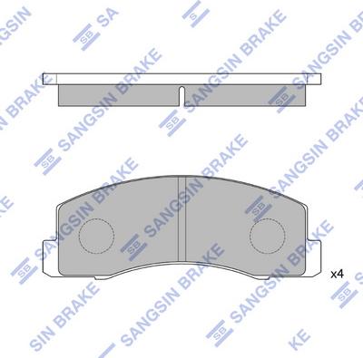 Hi-Q SP1214 - Kit pastiglie freno, Freno a disco autozon.pro