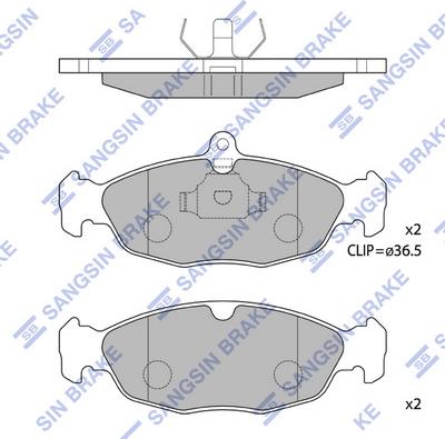 Hi-Q SP1220 - Kit pastiglie freno, Freno a disco autozon.pro