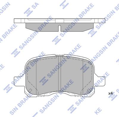 Hi-Q SP1270 - Kit pastiglie freno, Freno a disco autozon.pro