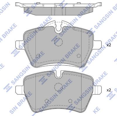 Hi-Q SP1799 - Kit pastiglie freno, Freno a disco autozon.pro