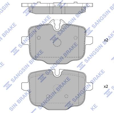 Hi-Q SP1793 - Kit pastiglie freno, Freno a disco autozon.pro