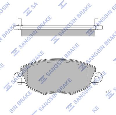 Hi-Q SP2030 - Kit pastiglie freno, Freno a disco autozon.pro