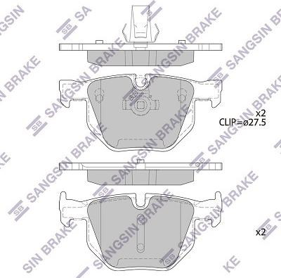 Hi-Q SP2158 - Kit pastiglie freno, Freno a disco autozon.pro