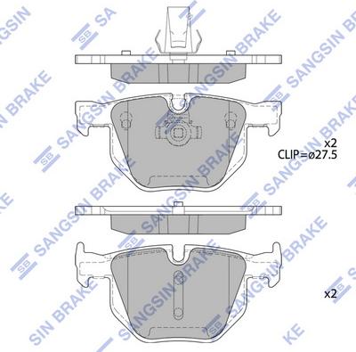 Hi-Q SP2157 - Kit pastiglie freno, Freno a disco autozon.pro