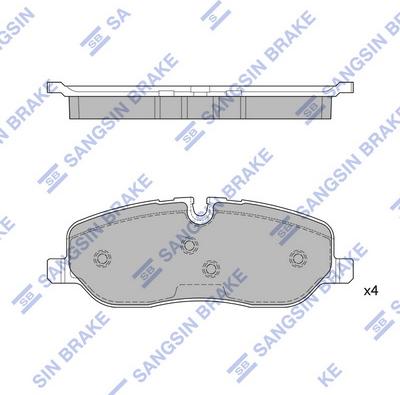 Hi-Q SP2236 - Kit pastiglie freno, Freno a disco autozon.pro