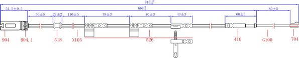 Hi-Q SWS1400 - Contatto segnalazione, Usura past. freno / mat. d'attrito autozon.pro