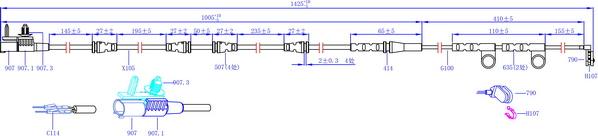 Hi-Q SWS1709 - Contatto segnalazione, Usura past. freno / mat. d'attrito autozon.pro