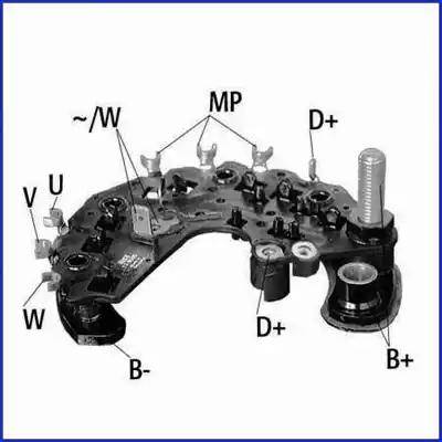 Hitachi 139695 - Raddrizzatore, Alternatore autozon.pro