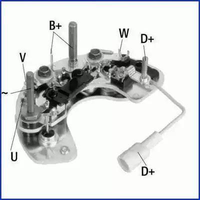 Hitachi 139637 - Raddrizzatore, Alternatore autozon.pro