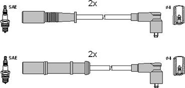 Hitachi 134972 - Kit cavi accensione autozon.pro