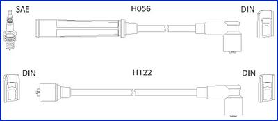 Hitachi 134474 - Kit cavi accensione autozon.pro