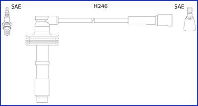 Hitachi 134560 - Kit cavi accensione autozon.pro