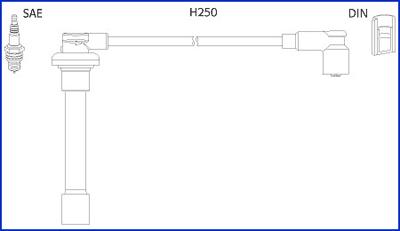 Hitachi 134520 - Kit cavi accensione autozon.pro