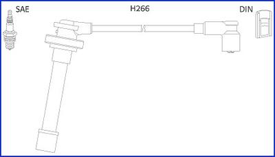 Hitachi 134521 - Kit cavi accensione autozon.pro