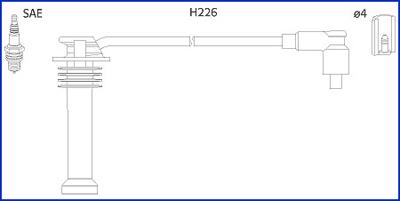 Hitachi 134672 - Kit cavi accensione autozon.pro