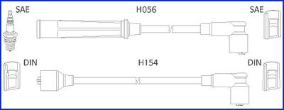 Hitachi 134366 - Kit cavi accensione autozon.pro