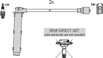 Hitachi 134373 - Kit cavi accensione autozon.pro