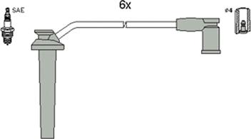 Hitachi 134372 - Kit cavi accensione autozon.pro