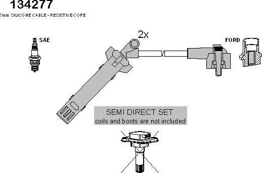Hitachi 134277 - Kit cavi accensione autozon.pro