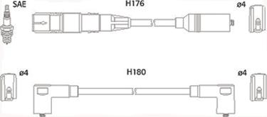 HITACHI 134766 - Kit cavi accensione autozon.pro