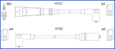 Hitachi 134704 - Kit cavi accensione autozon.pro