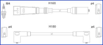 Hitachi 134705 - Kit cavi accensione autozon.pro