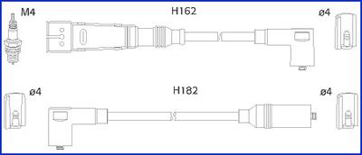 Hitachi 134709 - Kit cavi accensione autozon.pro