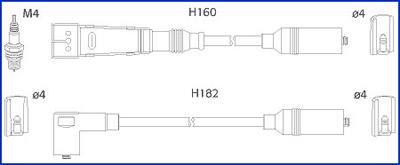 Hitachi 134716 - Kit cavi accensione autozon.pro