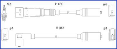 Hitachi 134717 - Kit cavi accensione autozon.pro