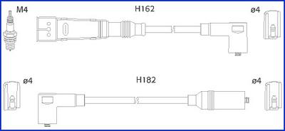 Hitachi 134785 - Kit cavi accensione autozon.pro