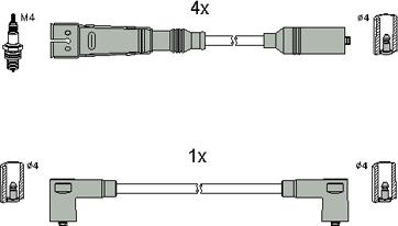 HITACHI 134786 - Kit cavi accensione autozon.pro