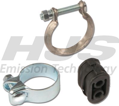 HJS 82 14 9097 - Kit montaggio, Tubo gas scarico autozon.pro