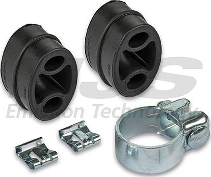 HJS 82 14 9025 - Kit montaggio, Silenziatore autozon.pro