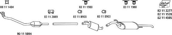 HJS VW_988 - Impianto gas scarico autozon.pro