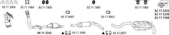 HJS VW_180 - Impianto gas scarico autozon.pro