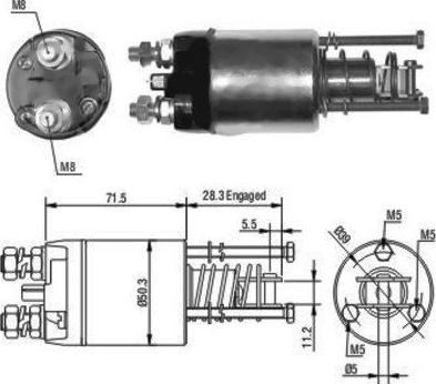 Hoffer 46046 - Elettromagnete, Motore d'avviamento autozon.pro