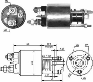 Hoffer 46047 - Elettromagnete, Motore d'avviamento autozon.pro