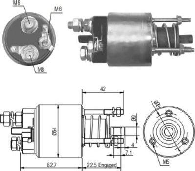 Hoffer 46051 - Elettromagnete, Motore d'avviamento autozon.pro