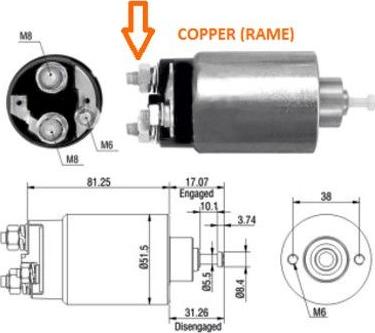 Hoffer 46007 - Elettromagnete, Motore d'avviamento autozon.pro