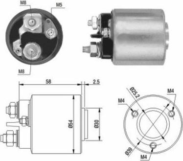 Hoffer 46015 - Elettromagnete, Motore d'avviamento autozon.pro