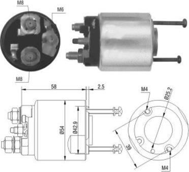 Hoffer 46016 - Elettromagnete, Motore d'avviamento autozon.pro