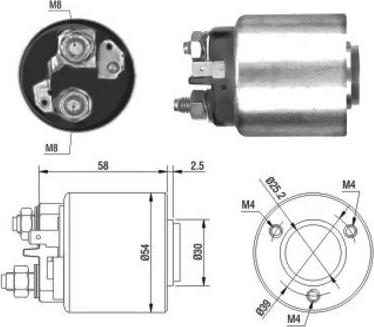 Hoffer 46011 - Elettromagnete, Motore d'avviamento autozon.pro