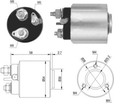 Hoffer 46013 - Elettromagnete, Motore d'avviamento autozon.pro