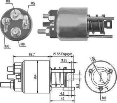 Hoffer 46080 - Elettromagnete, Motore d'avviamento autozon.pro