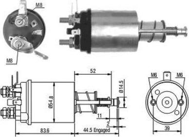 Hoffer 46021 - Elettromagnete, Motore d'avviamento autozon.pro