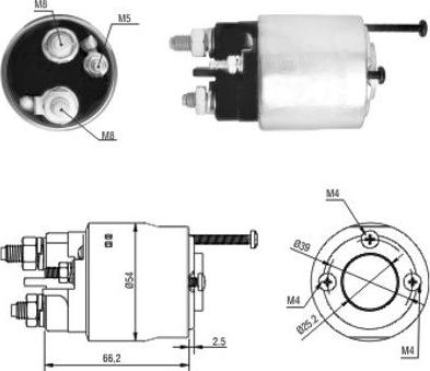 Hoffer 46147 - Elettromagnete, Motore d'avviamento autozon.pro