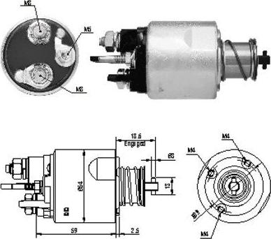 Hoffer 46169 - Elettromagnete, Motore d'avviamento autozon.pro